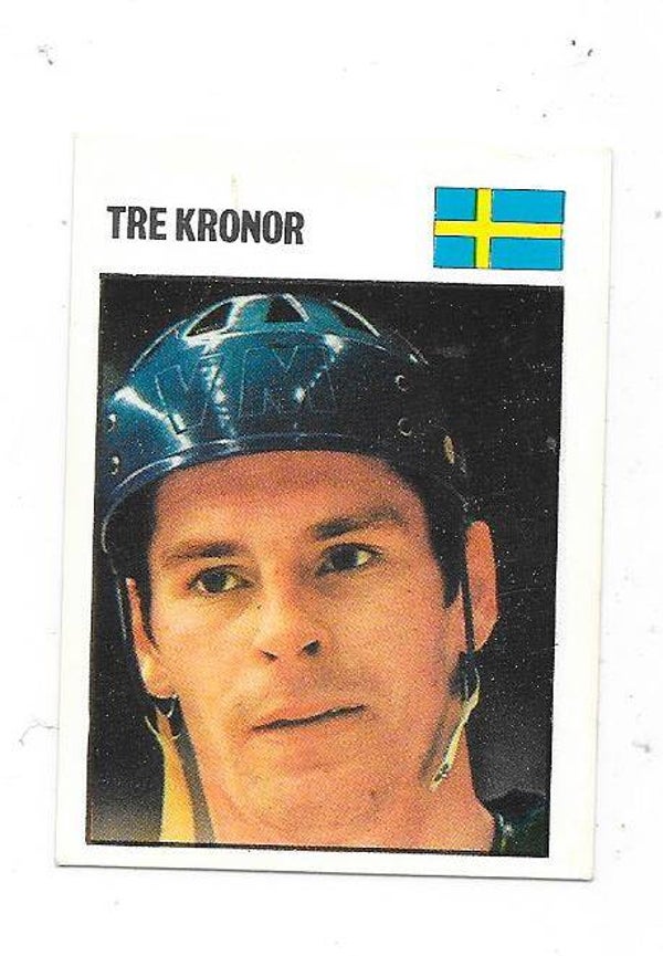 1969-70 Swedish Williams Ice Hockey Card #191 Tord Lundström , Sweden  , Detroit Red Wings