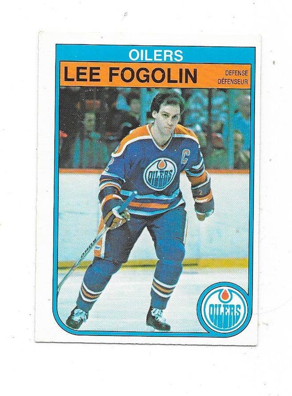 1982-83 OPC #104 Lee Fogolin , Edmonton Oilers