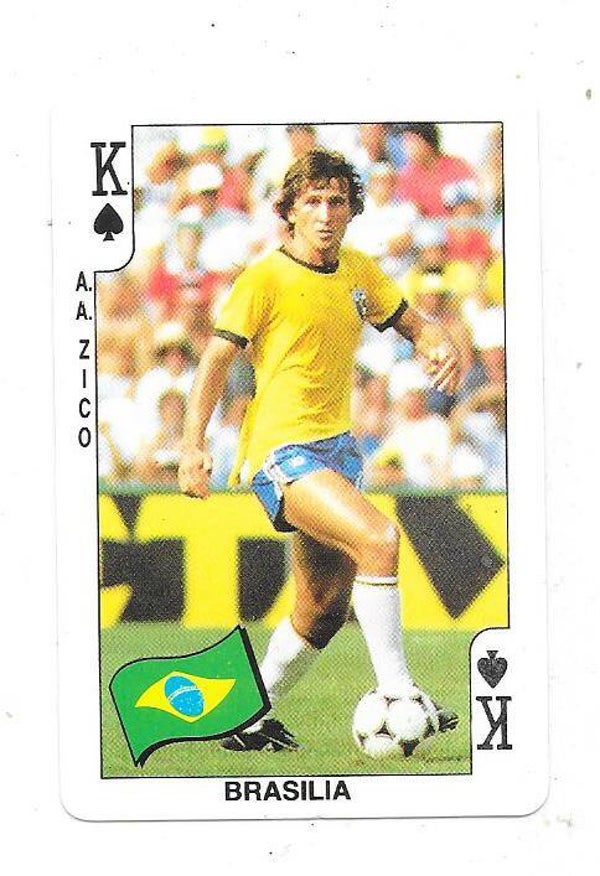 1986 Dandy Football World Cup 86 #S13  ZICO , Brasil