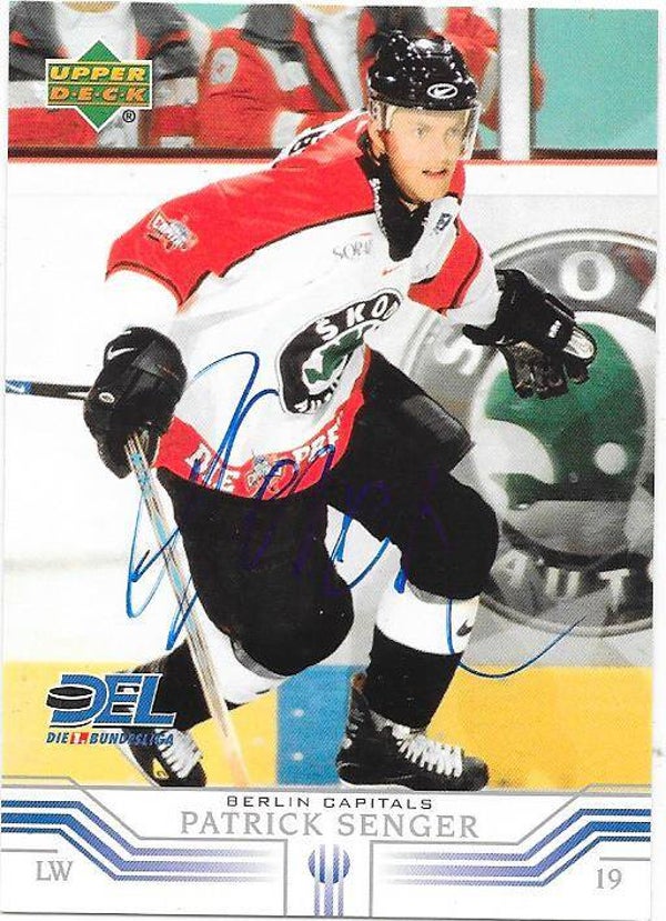 2001-02 German DEL Upper Deck Ice Hocey Card #24 Patrick Senger , Berlin Capitals