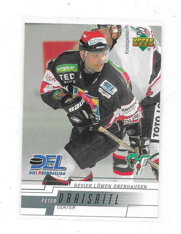2001-02 German DEL Upper Deck Ice Hockey Card #209 Peter Draisatl , Revier Löwen Oberhausen