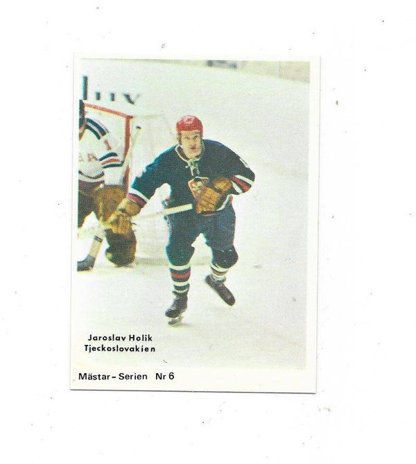1970 Swedish Cumulus Mästar Serie #6 Jaroslav Holik , Czechoslovakia