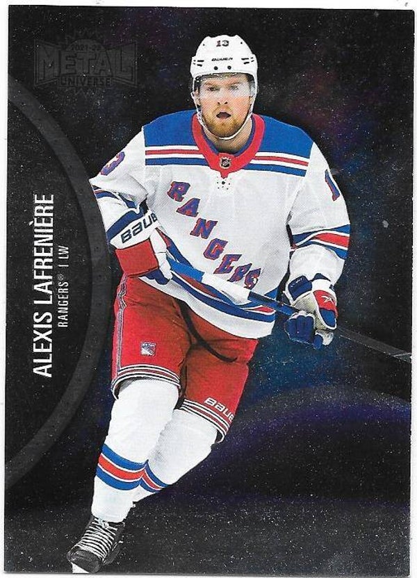 2021-22 Skybox Metal Universe #33 Alexis Lafreniere , New York Rangers