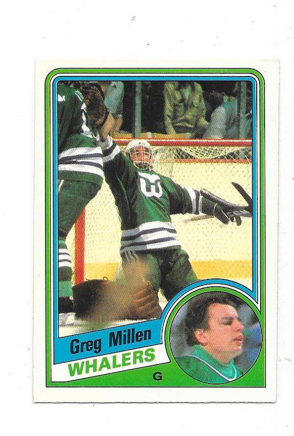 1984-85 OPC #75 Greg Millen , Hartford Whalers