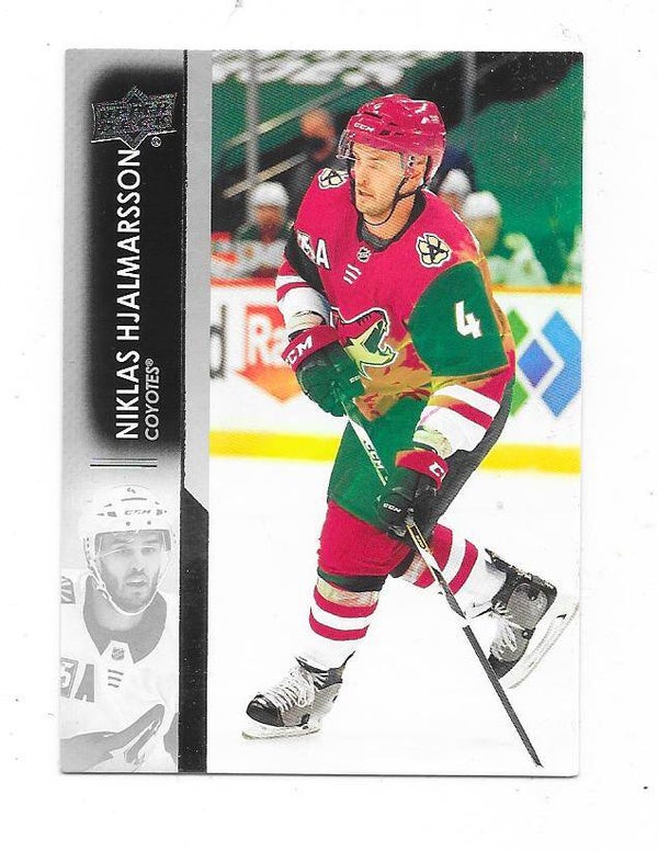 2021-22 Upper Deck NHL Ice Hockey Card #10 Niklas Hjalmarsson , Arizona Coyotes