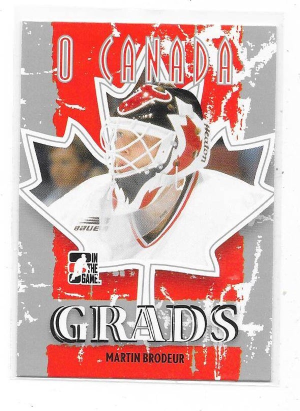 2007 ITG O`Canada Ice Hockey card #64 Martin Brodeur , Canada & New Jersey Devils