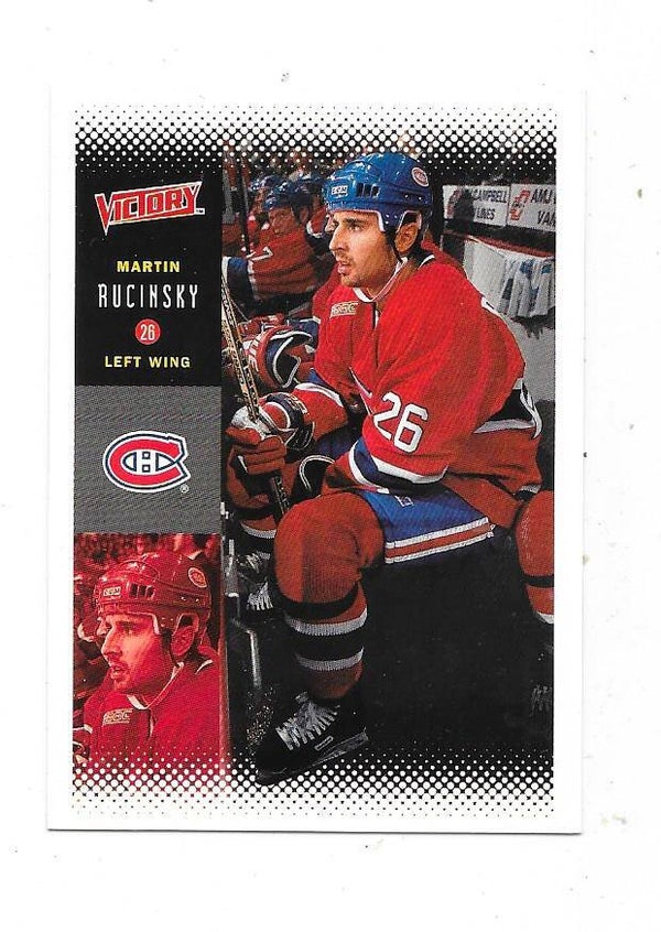 2000-01 Upper Deck Victory #122 Martin Rucinsky , Montreal Canadiens