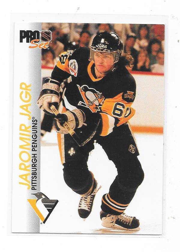 1992-93 ProSet NHL Ice Hockey Card #141 Jaromir Jagr , Pittsburgh Penguins