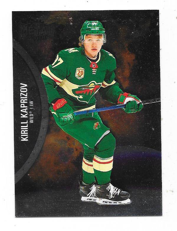 2021-22 SkyBox Metal Universe #27 Kirill Kaprizov , Minnesota Wild