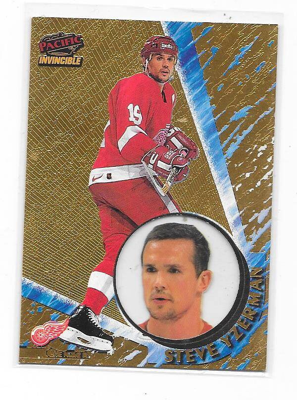 1997-98 Pacific Revolution Ice Hockey Card #53 Steve Yzerman , Detroit Red Wings