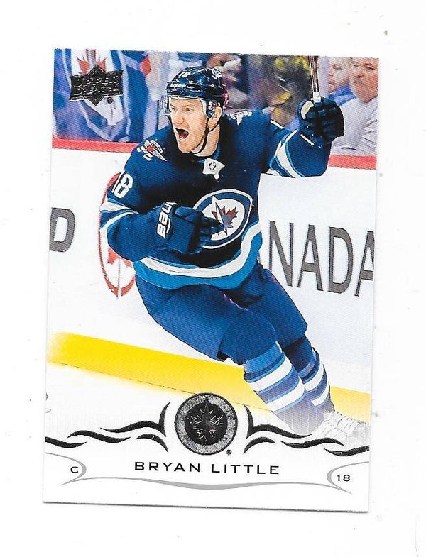 2018-19 Upper Deck NHL Ice Hockey Card #448 Bryan Little , Winnipeg Jets