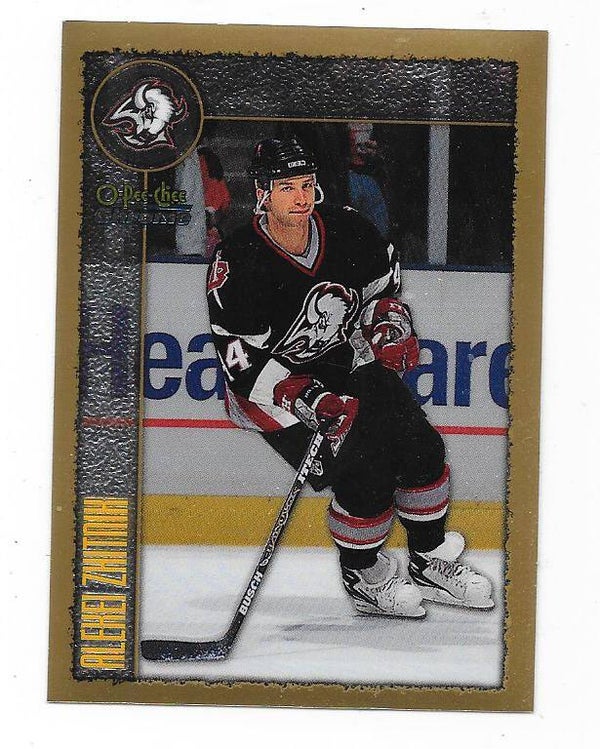 1998-99 OPC Chrome NHL Card #192 Alexei Zhitnik , Buffalo Sabres