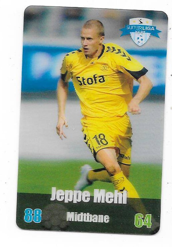 2012-13 Danish Superliga Kort Kulma Football Card  # Jeppe Mehl , AC Horsens