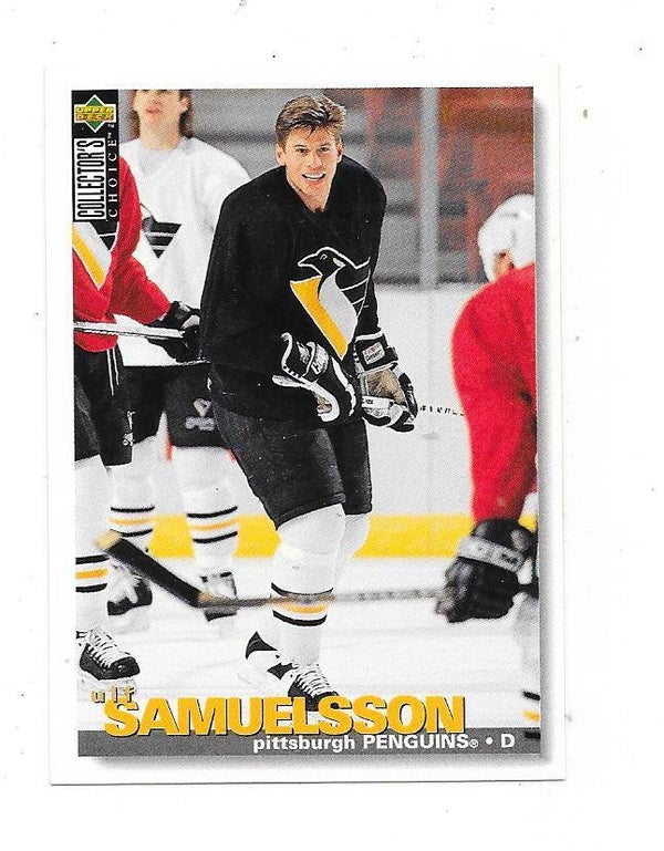 1995-96 Collector`s Choice #79 Ulf Samuelsson , Pittsburgh Penguins