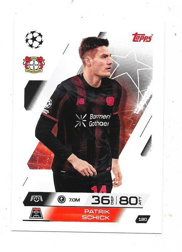 2025-26 Topps Match Attax Champions League #180 Patrick Schick Bayer Levekusen, Germany