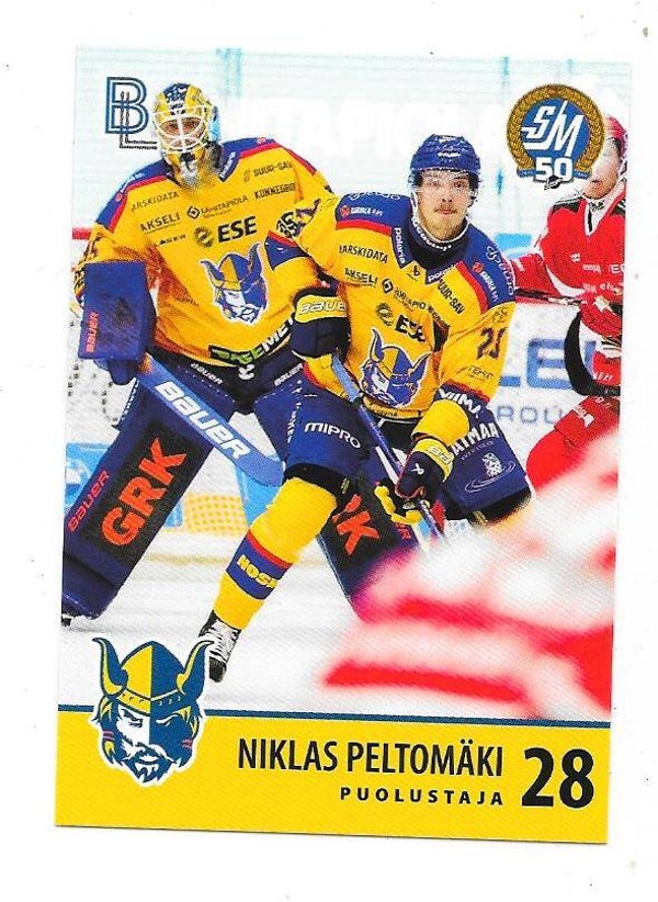 2024-25 Finnish Blueline TeamIssued #Jukurit-3 Niklas Peltomäki
