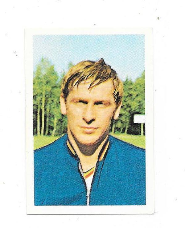 1970 Swedish Semic Football World Cup #40 Leon Jeck , Belgium , Standard Liège