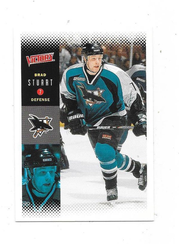 1999-00 Upper Deck Victory #194 Brad Stuart , San Jose Sharks