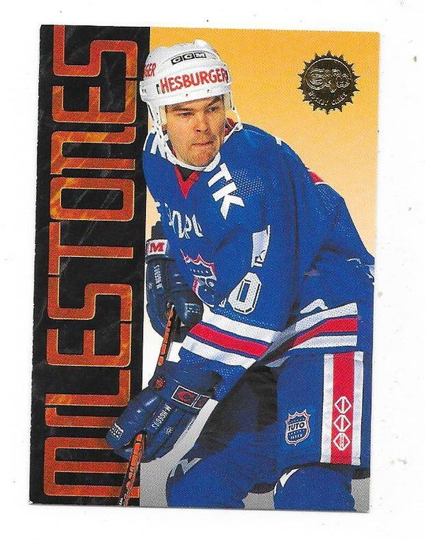 1995-96 Finnish SISU Milestones  Hockey card #188 Esa Tommila , TuTo & Grenoble