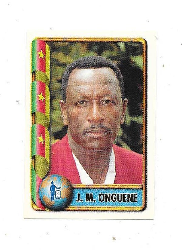1998 Navarrete FIFA France 98 Sticker #124 Jean Manga Onguene , Cameroon