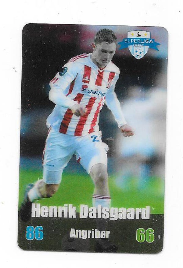 2012-13 Danish Superliga Kort Kulma Football Card  # Henrik Dalsgaard ,  AaB