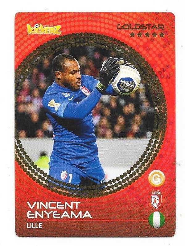 2014-15 Swedish Kickerz Goldstar # Vincent Enyeama  Lille , Nigeria