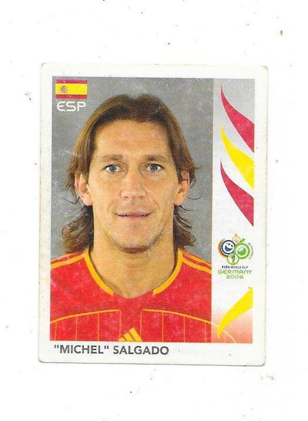 2006 Panini FIFA World Cup Football Sticker #537 Michel Salgado , Spain