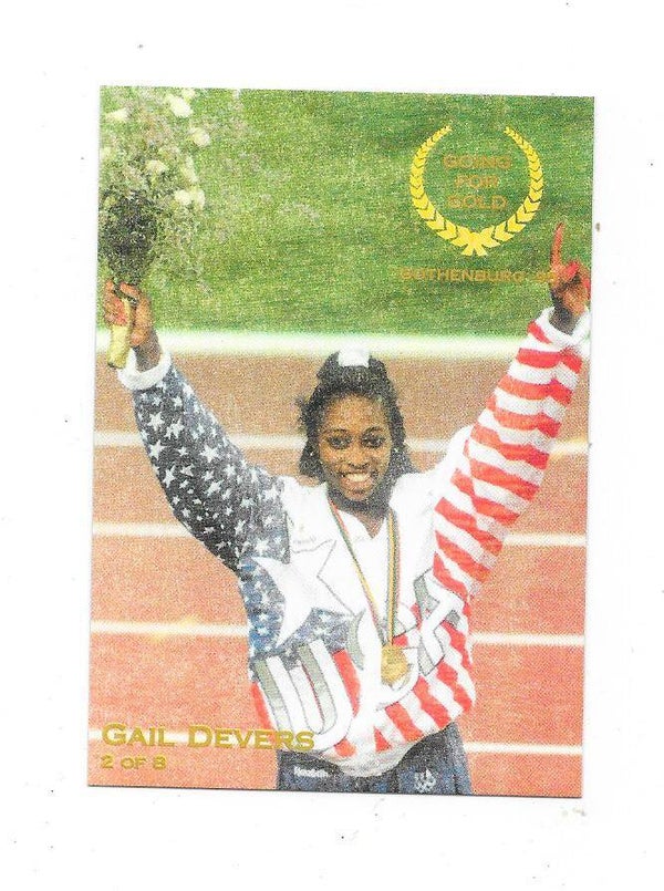 1995 Gothenburg World Track Stars Medals Won #2of8 Gail Devers , USA