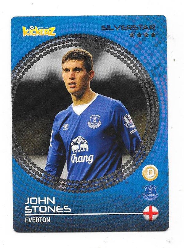 2015-16 Swedish Kickerz Silverstar # John Stones Everton , England