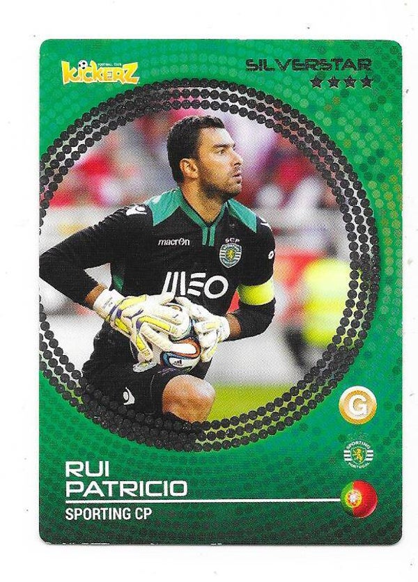2014-15 Swedish Kickerz Silverstar # Rui Patricio Sporting CP , Portugal
