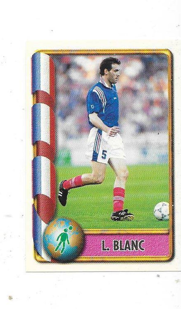 1998 Navarrete France 98 World Cup Football Sticker #271 Laurent Blanc , France