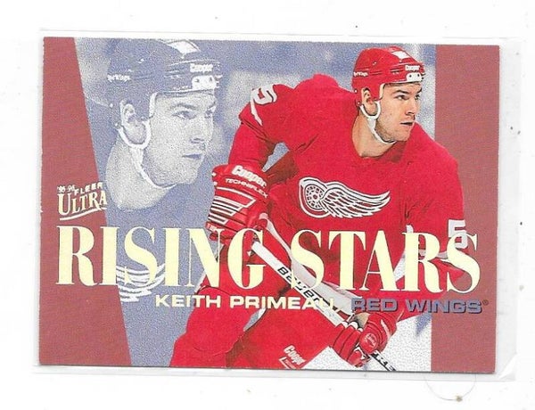 1995-96 Ultra Rising Star #8of10 Keith Primeau , Detroit Red Wings