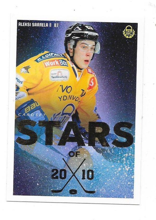 2019-20 Finnish Cardset Stars of 2010 #9of15 Aleksi Saarela Lukko , SCL Tigers