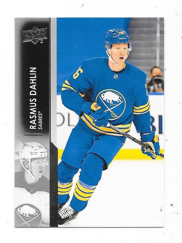 2021-22 Upper Deck NHL Ice Hockey Card #21 Rasmus Dahlin , Buffalo Sabres