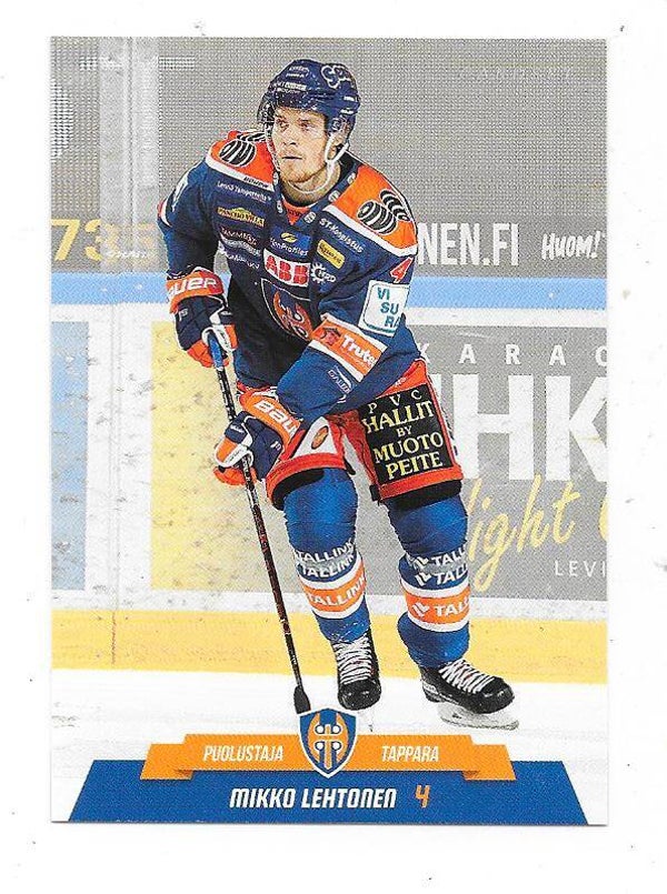 2017-18 Finnish Cardset #326 Mikko Lehtonen Tappara , ZSC Lions