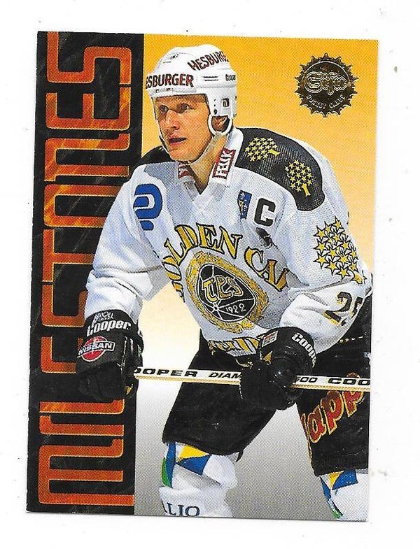1995-96 Finnish SISU Milestones  Hockey card #191 Ari Vuori , TPS & Niagara Falls Flyers