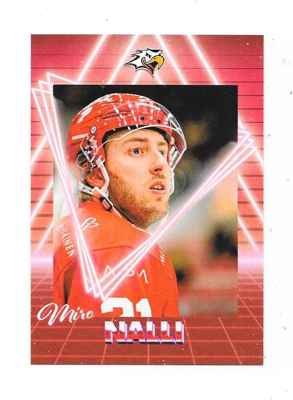 2024-25 Finnish Vaasan Sport Teamissued Ice hockey card #21 Miro Nalli