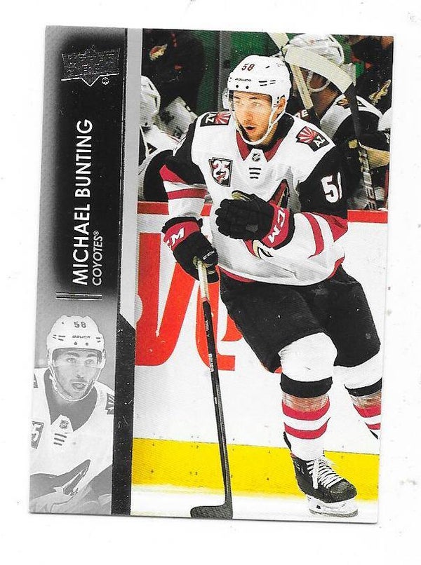 2021-22 Upper Deck NHL Ice Hockey Card #7 Michael Bunting , Arizona Coyotes