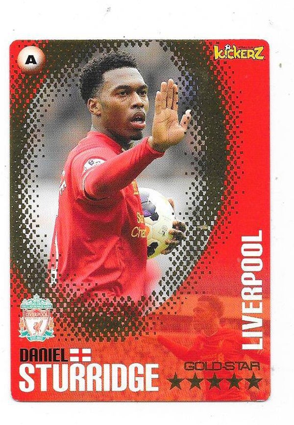 2013-14  Swedish Kickerz Goldstar # Daniel Sturridge , Liverpool & England