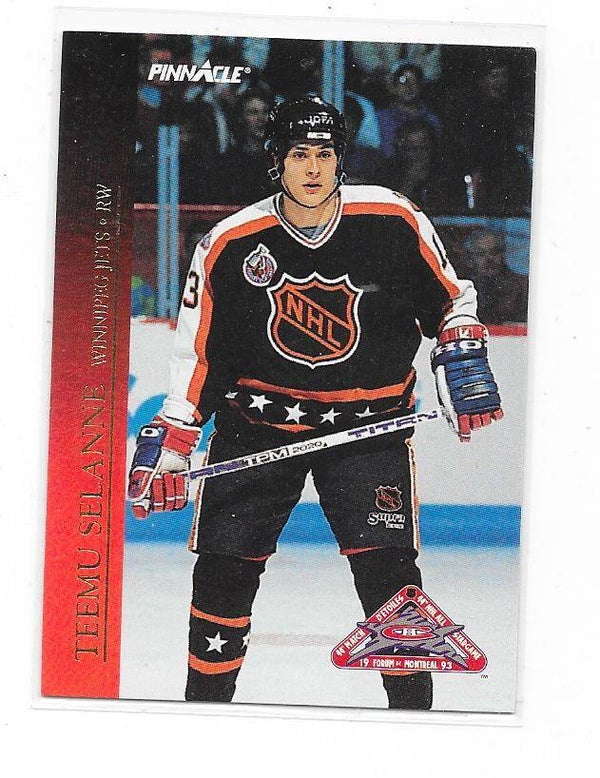 1993-94 Pinnacle All-Stars #32 Teemu Selänne , Winnipeg Jets