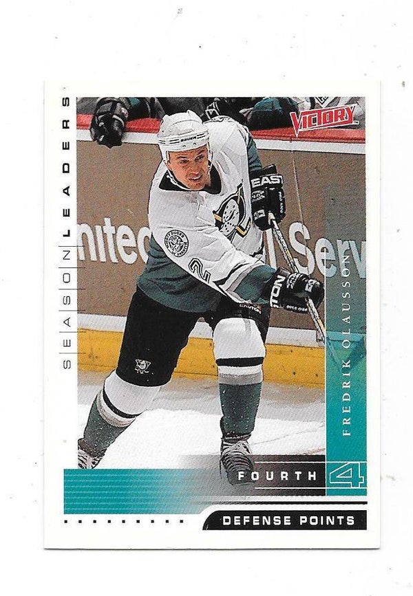 1999-00 Upper Deck Victory #344 Fredrik Olausson , Anaheim Ducks