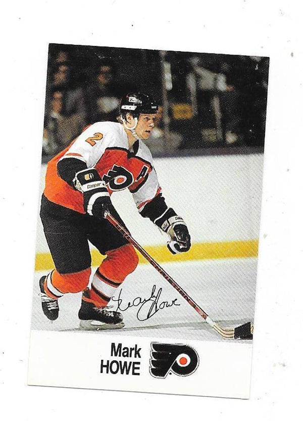 1988 Esso NHL Card # Mark Howe , Philadelphia Flyers