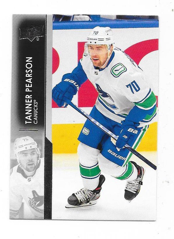 2021-22 Upper Deck NHL Ice Hockey Card #178 Tanner Pearson , Vancouver Canucks
