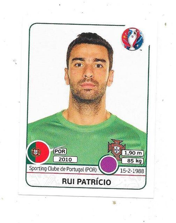 2016 Panini UEFA EURO Sticker #577 Rui Patricio , Portugal