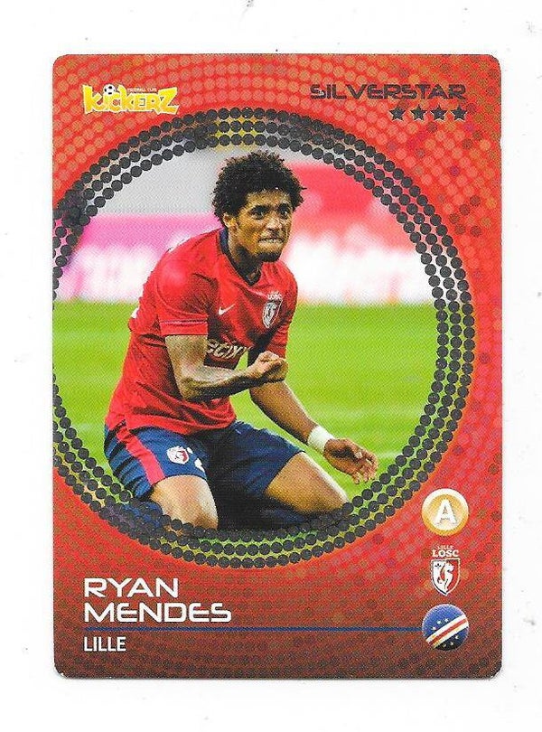 2014-15 Swedish Kickerz Silverstar # Ryan Mendes , Lille & Cap Verde