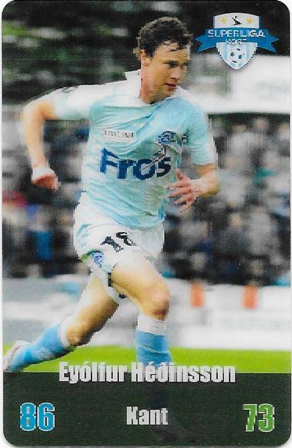 2012-13 Danish Superliga Kuma Fotboll Kort # Eyjólfur Héðinsson  , FC København
