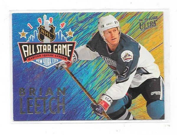 1994-95 Ultra All-Stars NHL Ice Hockey Card #2of12 Brian Leetch, New York Rangers