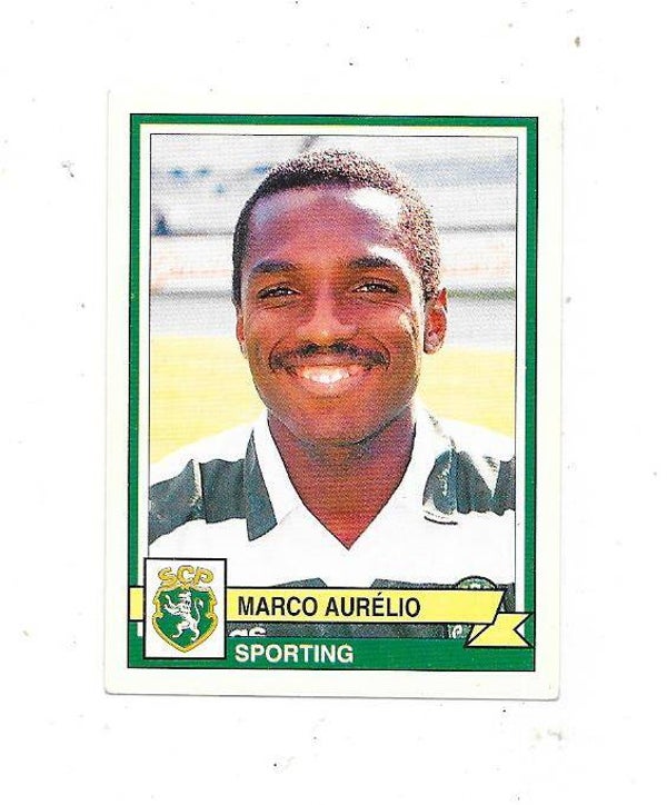 1994-95 Panini Portugese Futebol Sticker #318 Marco Aurelio , Sporting CP