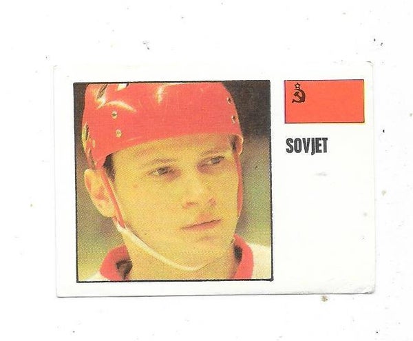 1970-71 Swedish Williams Hockey Card #317 Yevgeni Paladyev , CCCP & Spartak Moscow