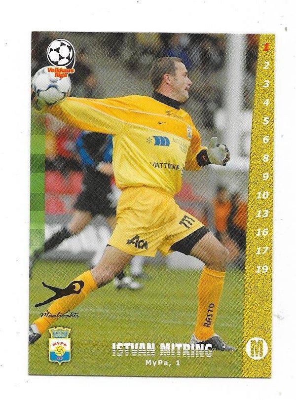 2003 Finnish Cardset #134 István Mitring MyPa , Videoton